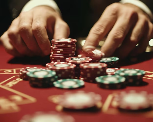 romo88 JILI baccarat table with live dealer, betting layout, and real-time player balance display